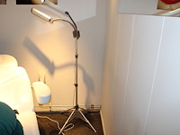 Dubbele led lamp glamcor shr germany met verstelbare led lamp.