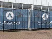 Dubbele metalen sierpoort nieuw