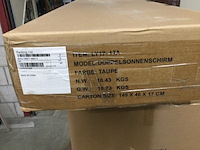 Dubbele parasol ziigo, ly-17-1ta, taupe - afbeelding 3 van  3