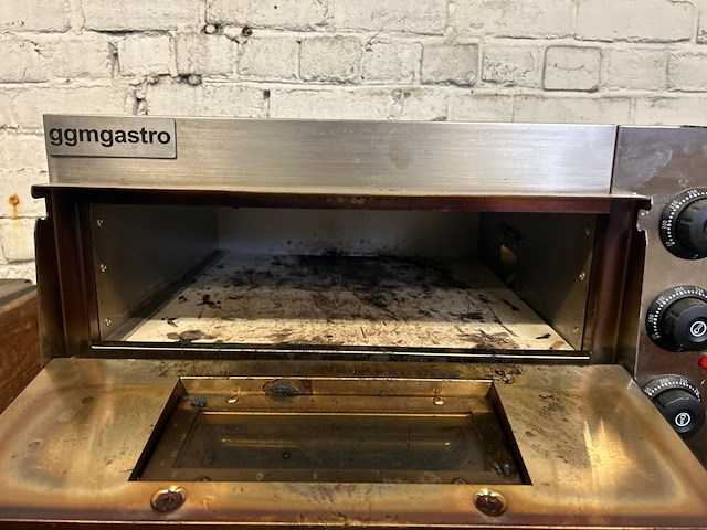 Dubbele pizzaoven, ggm gastro - afbeelding 3 van  6