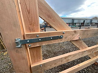 Dubbele poort douglas - 400x100 cm - afbeelding 5 van  5