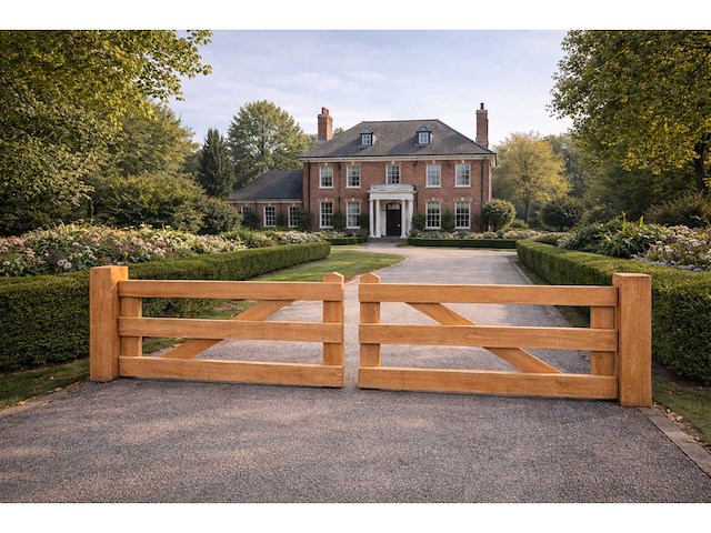 Dubbele poort douglas - 500x100 cm - afbeelding 1 van  1