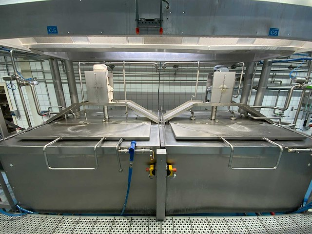 Dubbele proces kookketel 750 ltr met bordes - afbeelding 3 van  9