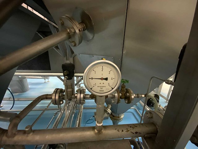 Dubbele proces kookketel 750 ltr met bordes - afbeelding 7 van  9