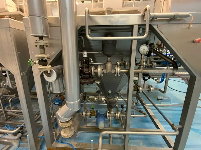 Dubbele proces kookketel 750l met bordes - afbeelding 3 van  9