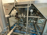 Dubbele proces kookketel 750l met bordes - afbeelding 4 van  9