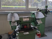 Dubbele slijpsteen op kolom kef, 1036246 - afbeelding 2 van  6