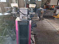 Dubbele slijpsteen op statief optimum, optigrind gu 18, bouwjaar 2019