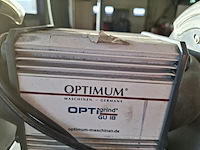 Dubbele slijpsteen op statief optimum, optigrind gu 18, bouwjaar 2019 - afbeelding 3 van  6