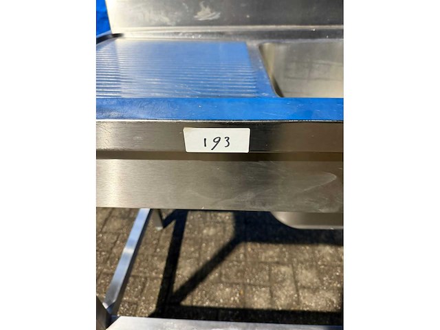 Dubbele spoeltafel 140cm - afbeelding 3 van  3