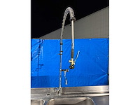 Dubbele spoeltafel 250cm - afbeelding 4 van  5