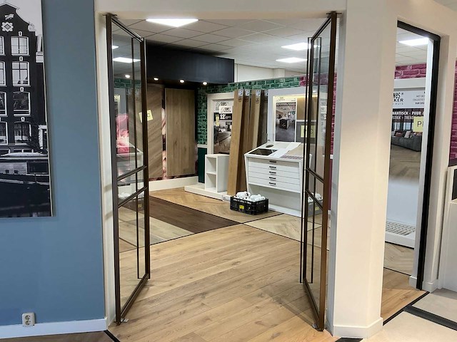 Dubbele stalen taatsdeur 235x171 cm - afbeelding 2 van  11