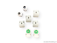 Dubbele tl armatuur 120cm – ip65 waterdicht – fluorescerend frame (x8) - afbeelding 4 van  6