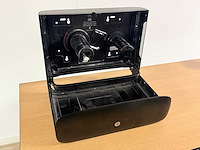 Dubbele toilet dispenser tork incl 12 rollen (2400m) - afbeelding 2 van  3