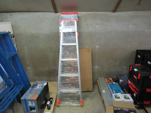 Dubbele trap jr-ladders, 6x6 - afbeelding 2 van  4