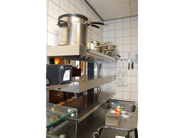 Dubbele warmhoudbrug groku afm. 118 x 35 x 60 cm. - afbeelding 2 van  2