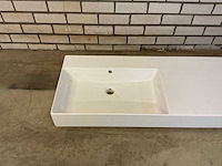 Dubbele wastafel 162 x 46 cm - afbeelding 3 van  5