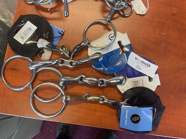 Dubbelgebroken trens (4x) - afbeelding 1 van  2