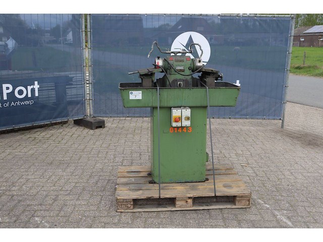 Dubbelkops beitelslijp stokvis elektrisch 380v - afbeelding 1 van  1