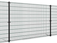 Dubbelstaaf hekwerk zwart 1,83 x 25,7m - afbeelding 1 van  2