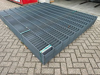Dubbelstaafs hekwerk 203cm hoog 8 / 6 / 8 (21x) - afbeelding 3 van  6