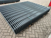 Dubbelstaafs hekwerk 203cm hoog 8 / 6 / 8 (21x) - afbeelding 4 van  6