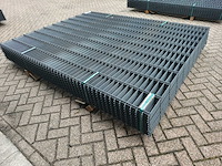 Dubbelstaafs hekwerk 203cm hoog 8 / 6 / 8 (21x) - afbeelding 1 van  6