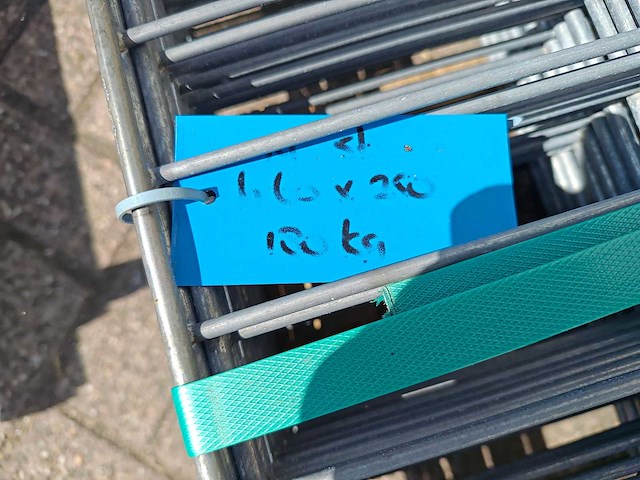 Dubbelstaafs hekwerk gegalvaniseerd 603mm (14x) - afbeelding 2 van  10