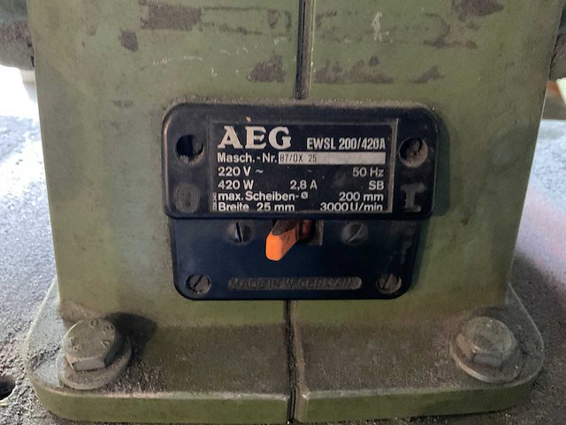 Dubbelsteens slijpmachine (2x) - afbeelding 4 van  5