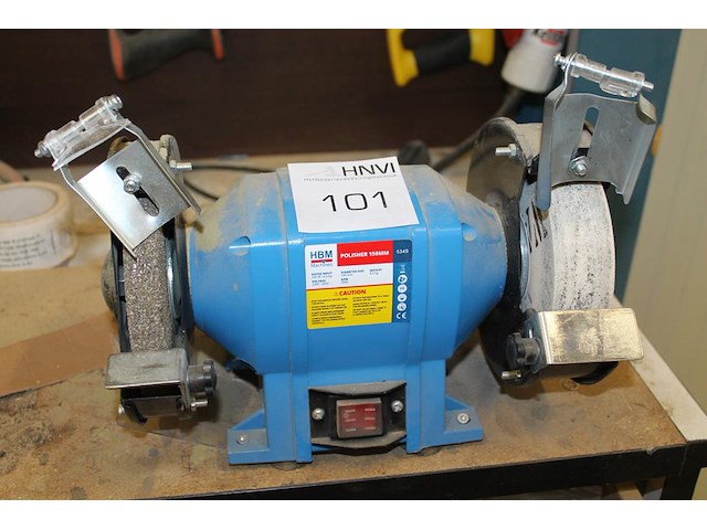 Dubbelsteens slijpmachine hbm pollisher 150 mm. - afbeelding 1 van  1