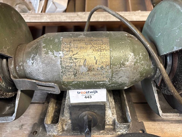 Dubbelsteens slijpmachine - afbeelding 1 van  2