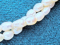 Dubbelstrengs parel collier - ginzu district - afbeelding 5 van  8