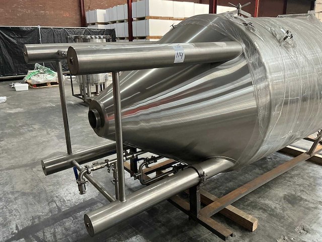 Dubbelwandige 24hl fermentors nieuw - afbeelding 4 van  8