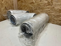 Dubbelwandige afvoerpijp en 2 bochten (3x) - afbeelding 2 van  7