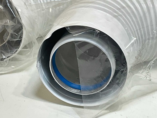 Dubbelwandige afvoerpijp en 2 bochten (3x) - afbeelding 6 van  7