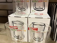 Dubbelwandige thee/koffieglazen 144 stuks - afbeelding 4 van  4