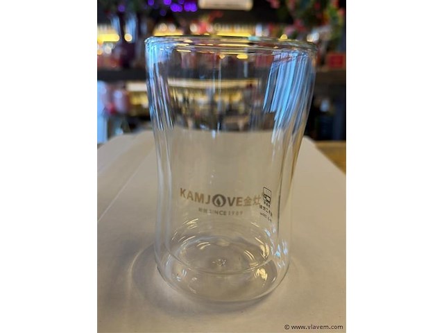 Dubbelwandige thee/koffieglazen 144 stuks - afbeelding 2 van  4