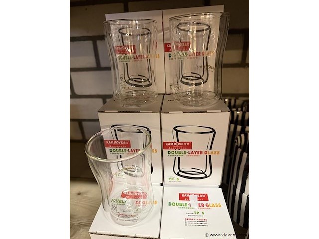 Dubbelwandige thee/koffieglazen 36 stuks - afbeelding 1 van  4