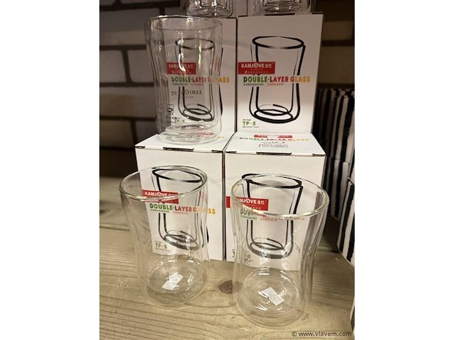Dubbelwandige thee/koffieglazen 72 stuks - afbeelding 4 van  4