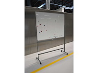 Dubbelzijdig mobiel magnetisch whiteboard - afbeelding 3 van  3