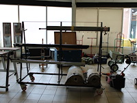 Dubbelzijdig pennenrek met afmeting 200 x 100 x 170 cm. let op: exclusief inhoud. - afbeelding 1 van  2