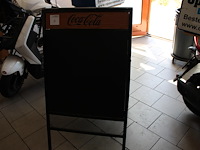 Dubbelzijdig stoepbord, afm. 65 x 109 cm. - afbeelding 1 van  2