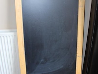 Dubbelzijdig stoepbord met afmeting 72 x 140 cm. - afbeelding 2 van  2