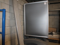 Dubbelzijdig stoepbord met kliklijst met afmeting 90 x 120 cm. - afbeelding 1 van  2