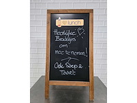 Dubbelzijdig stoepbord - afbeelding 2 van  4