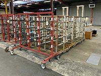 Dubbelzijdige draagarm materiaal transportwagen (10x) - afbeelding 1 van  1