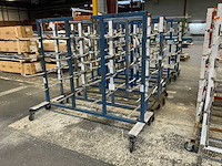 Dubbelzijdige draagarm materiaal transportwagen (10x) - afbeelding 1 van  1