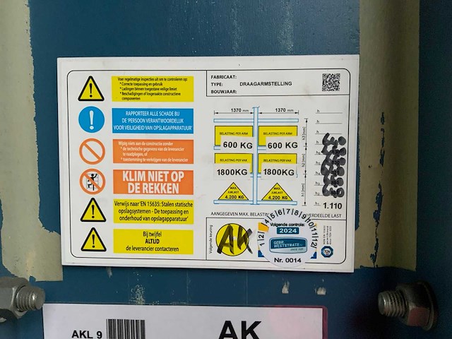 Dubbelzijdige draagarmstelling (2x) - afbeelding 4 van  4