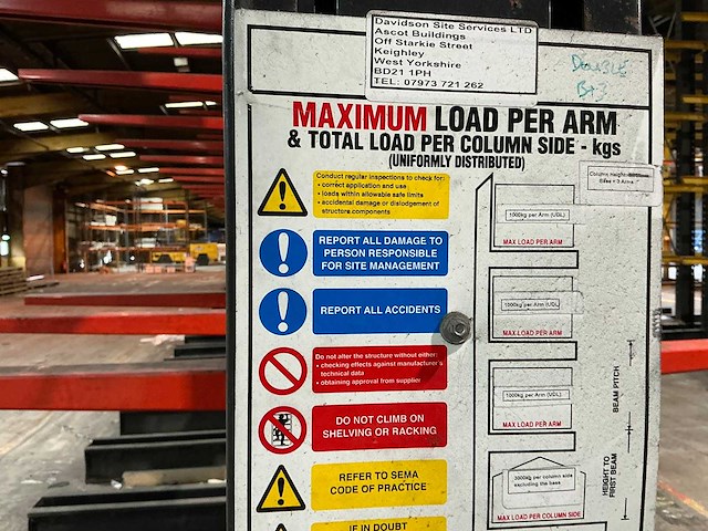 Dubbelzijdige draagarmstelling 4x24 - afbeelding 8 van  12
