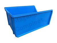 Dubbelzijdige legbordstelling incl 340 magazijnbakken. - afbeelding 1 van  1